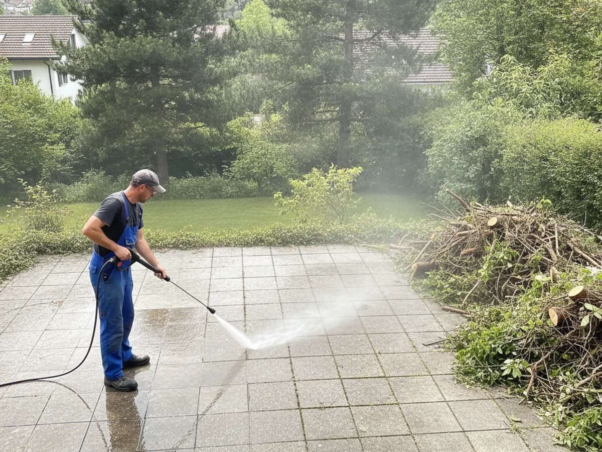 Débroussaillage & nettoyage de terrasse